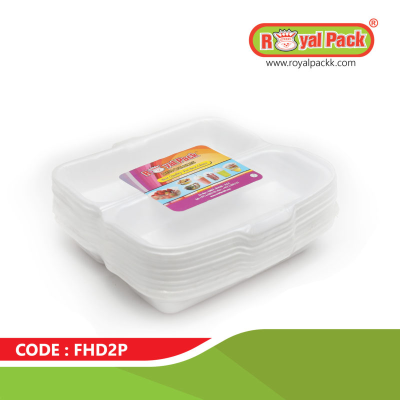FOAM LUNCH BOX LB 1 (1×250) Royal Pack Al Jawafah Trading